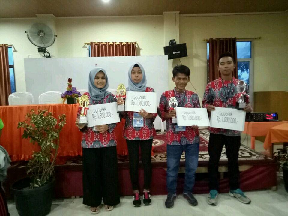 SISWA SLB AISYIYAH SIJUNJUNG MENDAPAT JUARA CABANG TATA RIAS, TATA BOGA, IT DAN KRIYA KAYU TINGKAT PROVINSI 2017