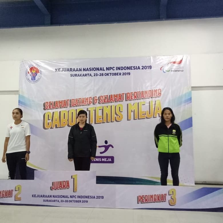 SISWA SLB AISYIYAH SIJUNJUNG JUARA 2 LOMBA TENIS MEJA DI KEJURNAS SOLO 2O19